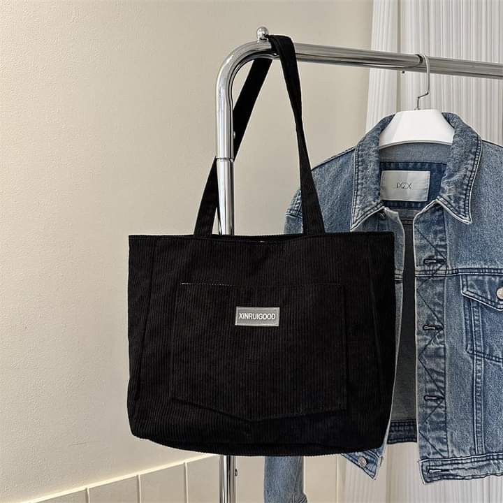 C070, Large capacity tote bag for women 2023 new fashion corduroy shoulder bag ins forest armpit bag handbag