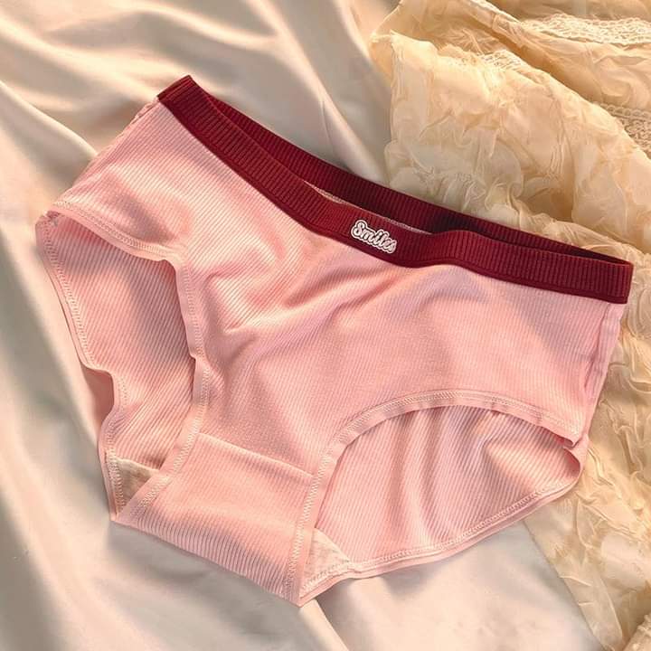 S032, New Japanese lettered modal underwear for female students, Korean version, mid-waist, comfortable, large size, women's briefs
