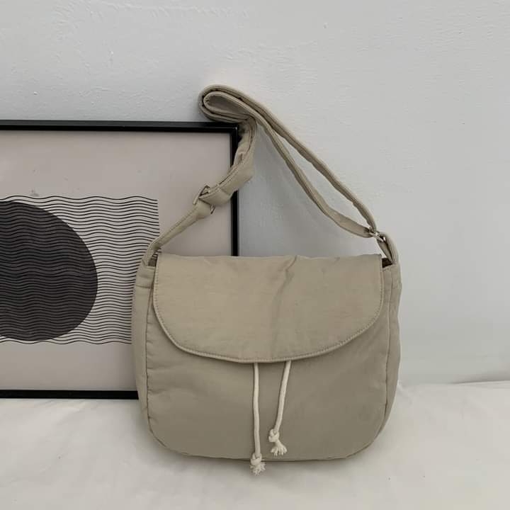 m035, shoulder bag, canvas, nylon fabric, soft, portable, Japanese style for women