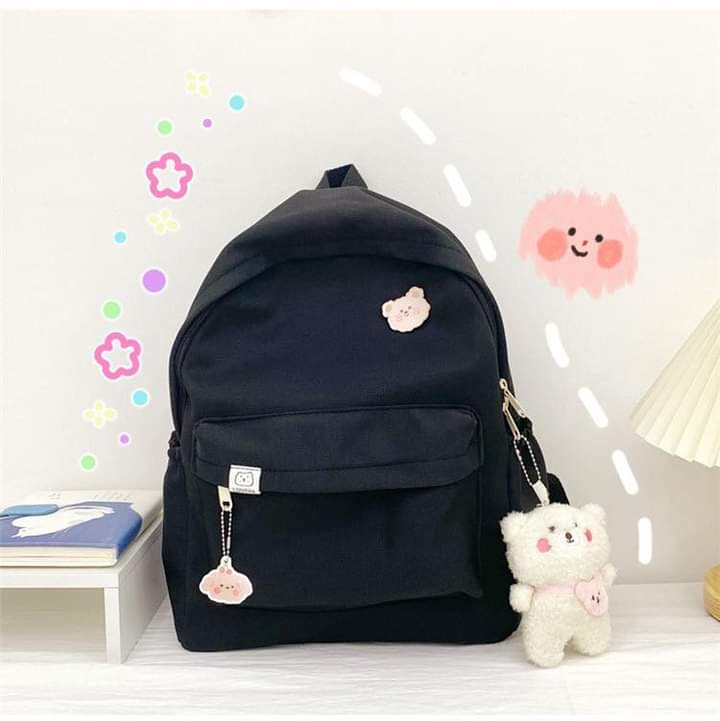 B067, High-looking school bag for women, ins forest style, versatile student, Korean version, junior high school student, high school simple large-capacity backpack for women