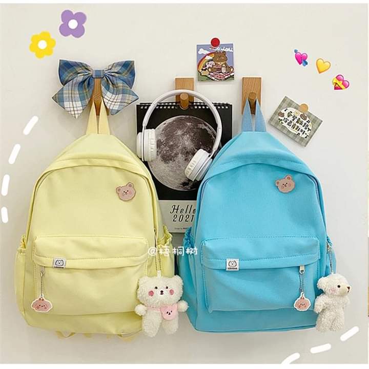 B067, High-looking school bag for women, ins forest style, versatile student, Korean version, junior high school student, high school simple large-capacity backpack for women