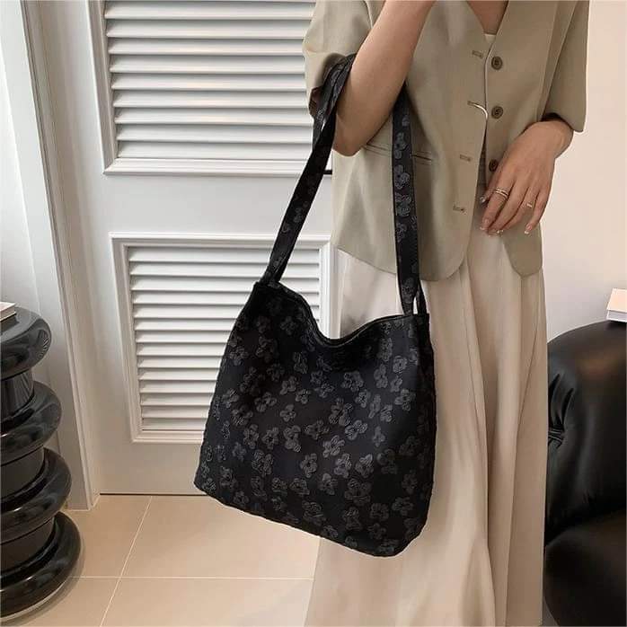c048, South Korean style shoulder bag, armband for women, can hold a lot of things, 5 colors, flowers