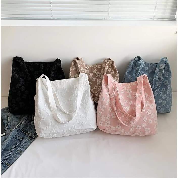 c048, South Korean style shoulder bag, armband for women, can hold a lot of things, 5 colors, flowers