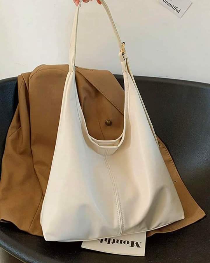 C037 shoulder bag, long style, large size, can hold a lot of stuff, brown color, fashion for women.