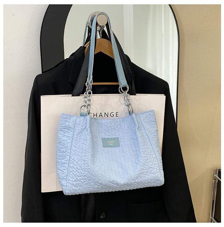 C088, Large-capacity bag for women 2023 new fashion trend shoulder bag college student commuting tote bag women's bag