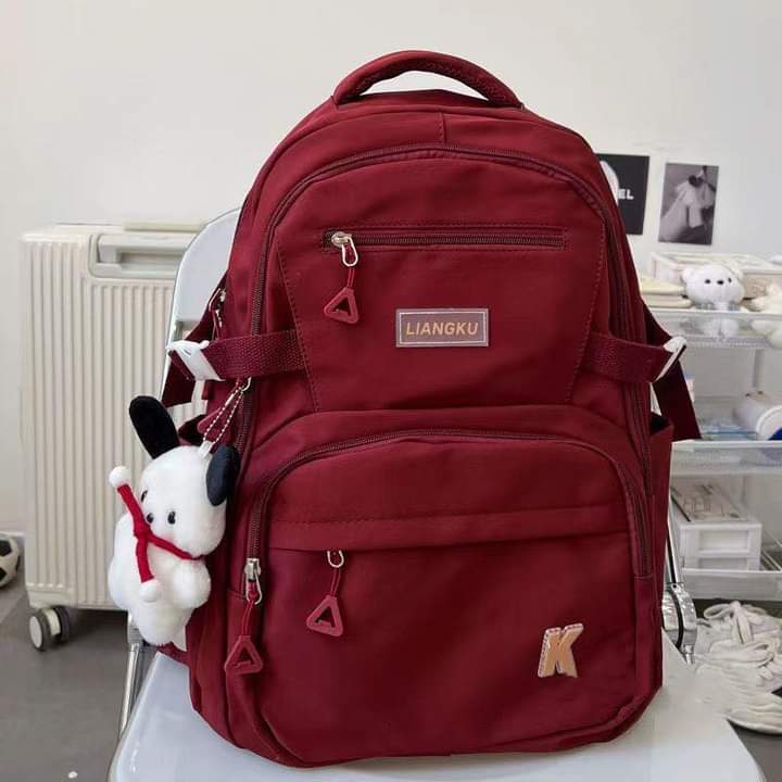 B019, Large capacity schoolbag for girls Korean version all-match high school students college students net celebrity backpack forest style trend brand junior high school students