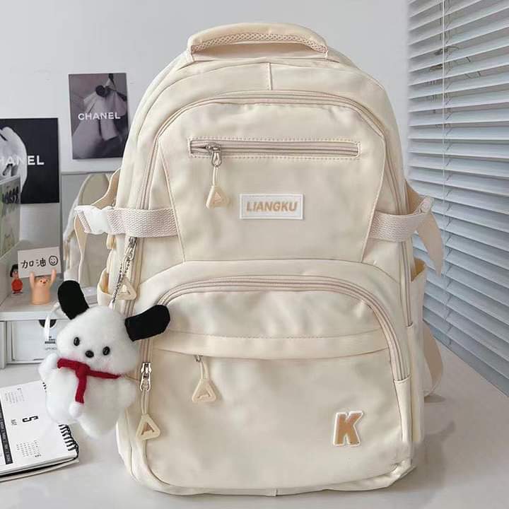 B019, Large capacity schoolbag for girls Korean version all-match high school students college students net celebrity backpack forest style trend brand junior high school students