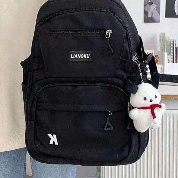 B019, Large capacity schoolbag for girls Korean version all-match high school students college students net celebrity backpack forest style trend brand junior high school students