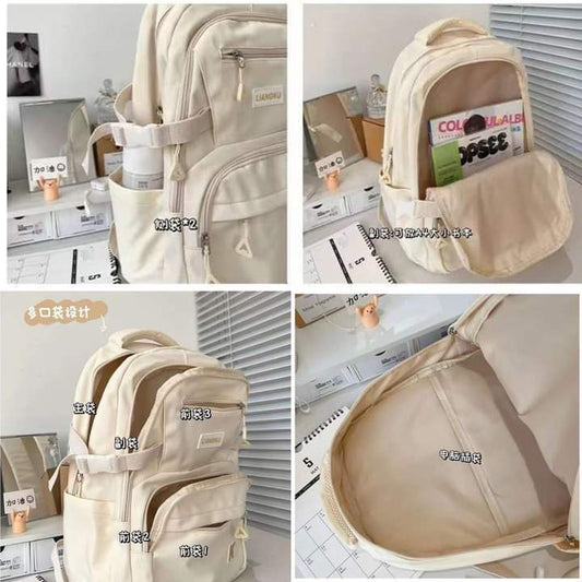 B019, Large capacity schoolbag for girls Korean version all-match high school students college students net celebrity backpack forest style trend brand junior high school students