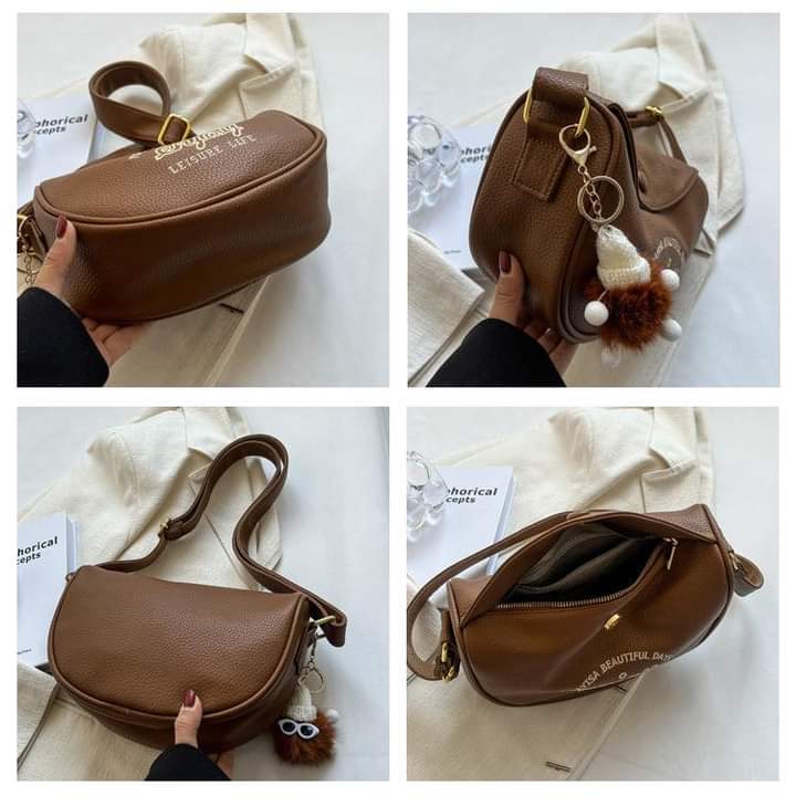 A025, Niche Design Dumpling Bag Women 2023 New Fashion Western Style Large Capacity Shoulder Bag Casual Versatile Messenger Bag