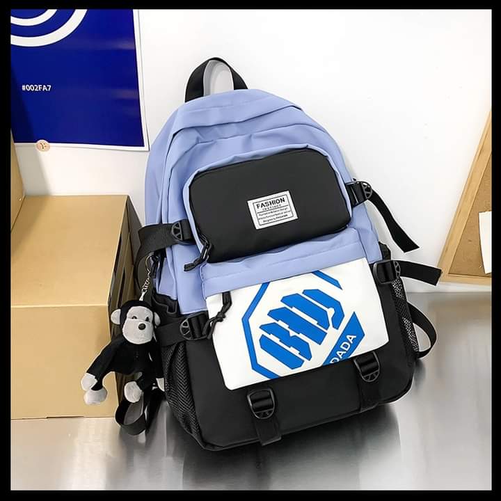 b036, backpack student bags, large capacity, Japanese and Korean styles for male students