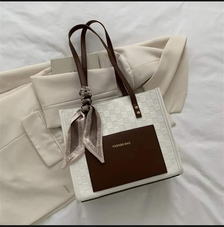 c026, David&Bella Bag Women's bag Contrasting color shoulder casual large-capacity fashion simple tote bag