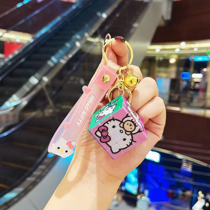 D006, Kulomi key chain cinnamon dog doll cartoon school bag pendant Melody key chain silicone pendant