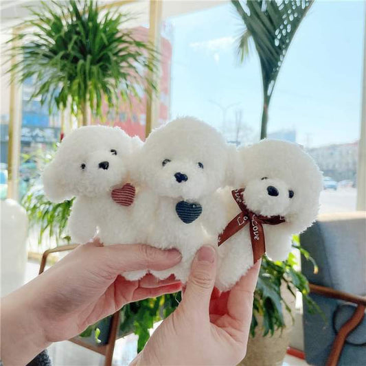 D008, Soft cute blush bear pendant cute bear baby teddy bear plush doll doll bag accessories key chain