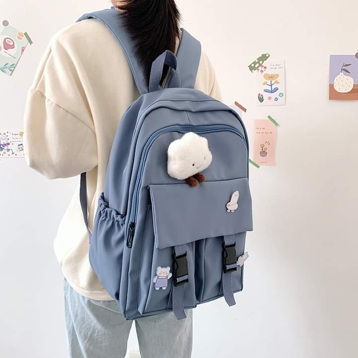 b046, Backpack school bag computer bag goes with every outfit for girls
