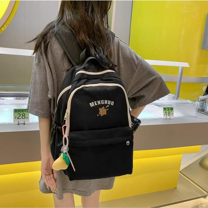 B073, Simple schoolbag female middle school student ins style large capacity Japanese Korean version high school student college student backpack backpack