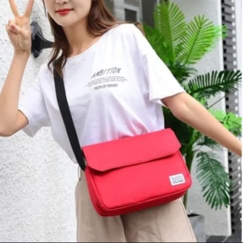 mm036, men's bag, canvas bag, shoulder bag, crossbody bag, can be used by both men and women, made from lightweight poly fabric, lots of storage space