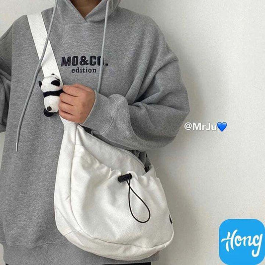 m029 ,Canvas shoulder bag, messenger style, multi-purpose, suitable for students