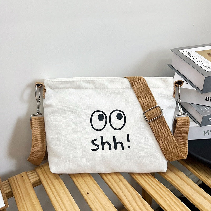 M95, ချည်ဂျင်းသား crossbody bag, unisex