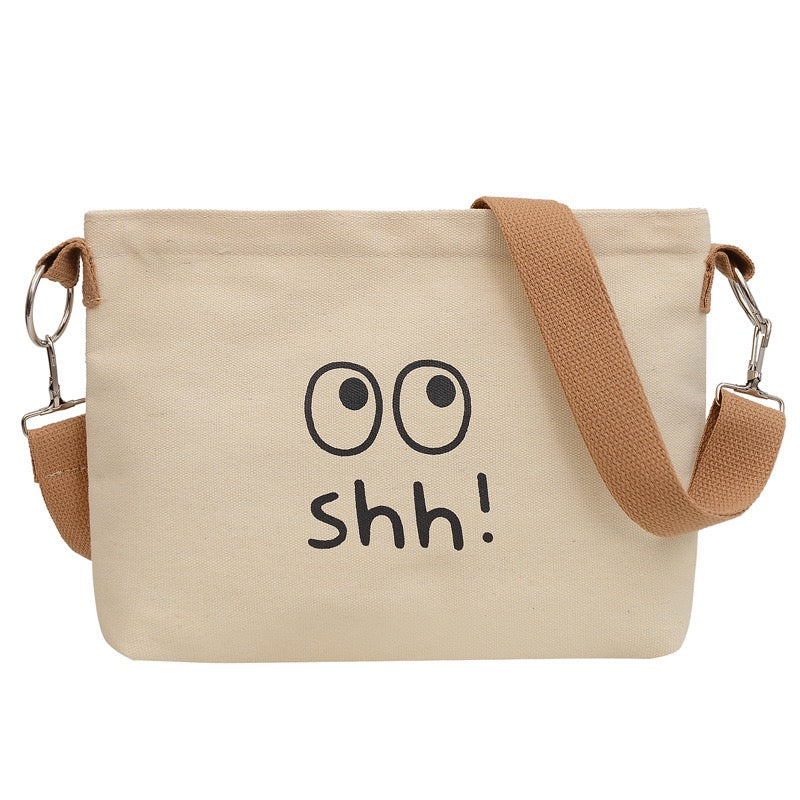 M95, ချည်ဂျင်းသား crossbody bag, unisex