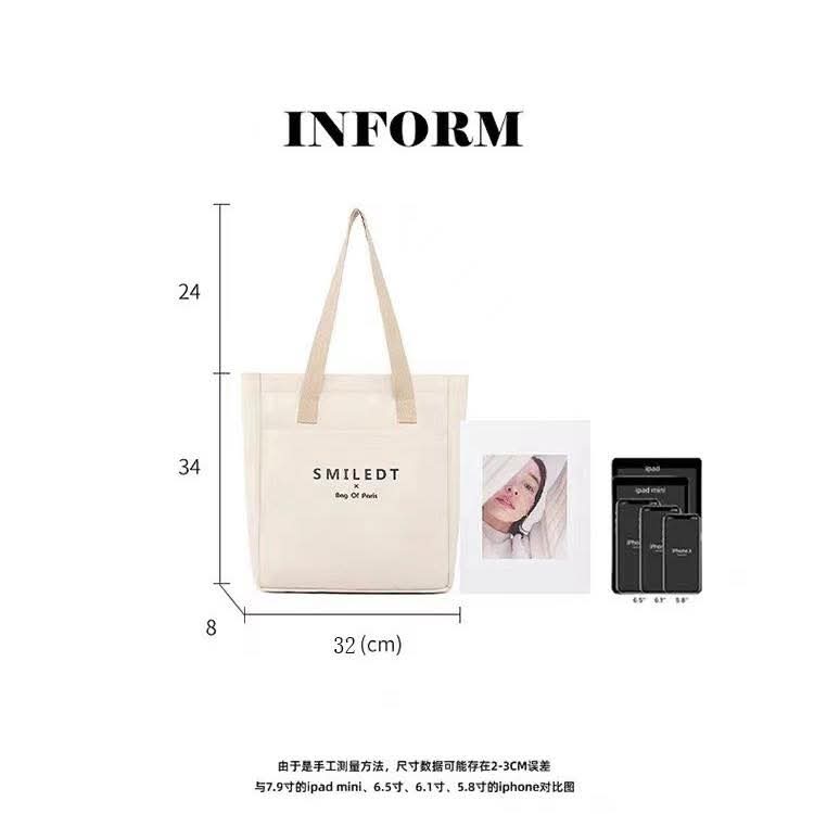 M44, canvas tote bag for students