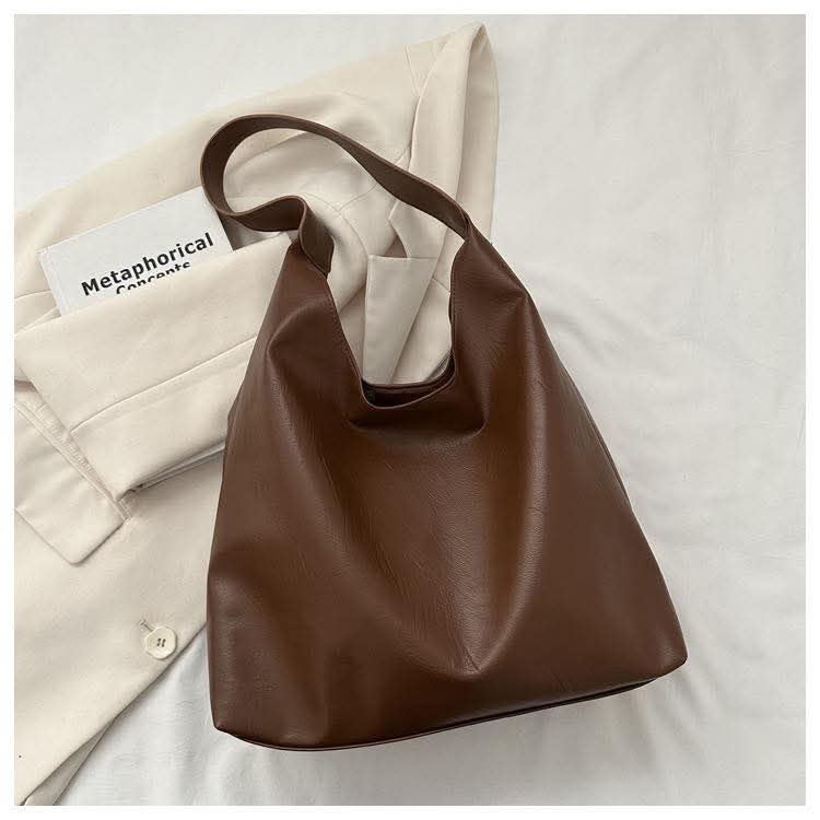 A50, leather tote bag