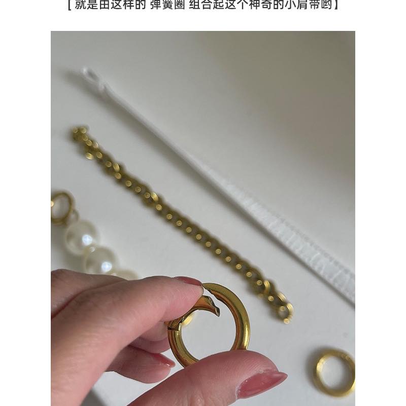 A029 2021 Korean version of the new bag crocodile pattern pearl chain China