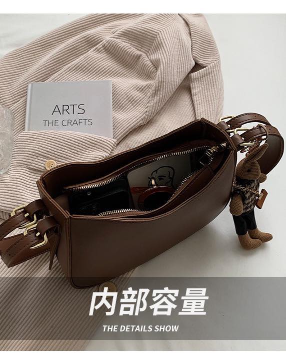 A033 Small PU bag women 2021 new fashion shoulder bag popular Korean style China