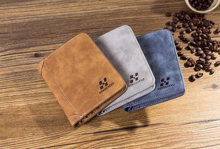 mw007 2021 New men's wallet short forsted leather wallet restro tri-fold wallet youth Korean version multi-card slot