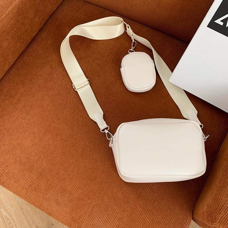 A014 ins super hot three-in-one bag spring and summer new broadband one-shoulder messenger bag women's small square bag