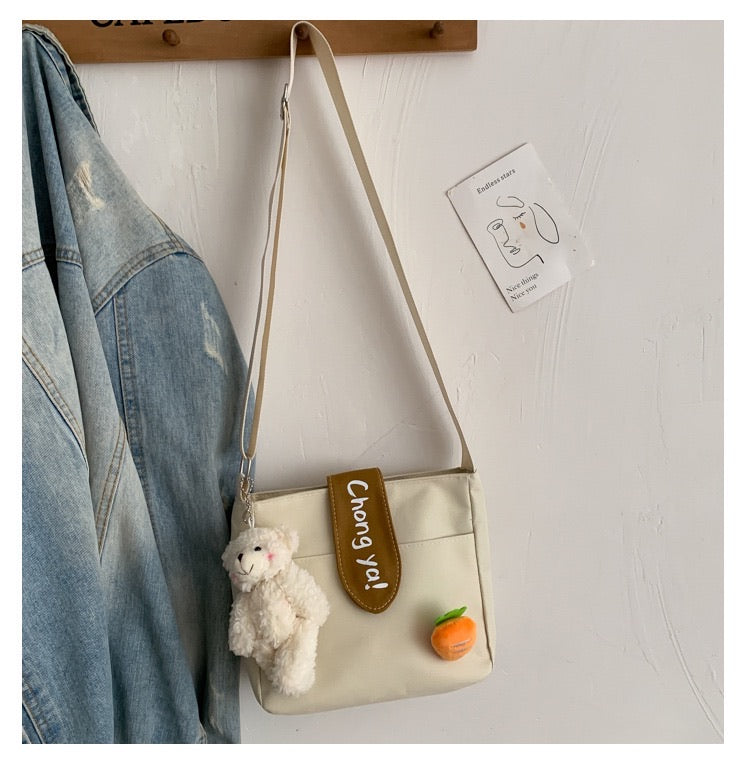 m003 Korean design canvas cute bag with candy colors